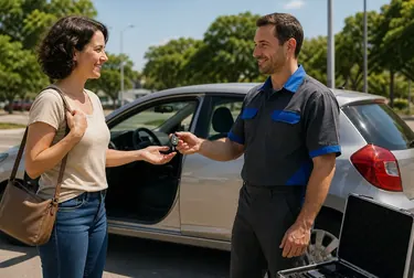 Chaveiro utilizando ferramentas para abrir um carro em Caruaru.
